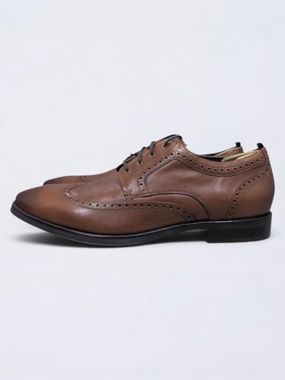 Cole Haan Jefferson Grand 2.0 Wingtip Oxford Shoes Men's Size 13M Tan C30100
